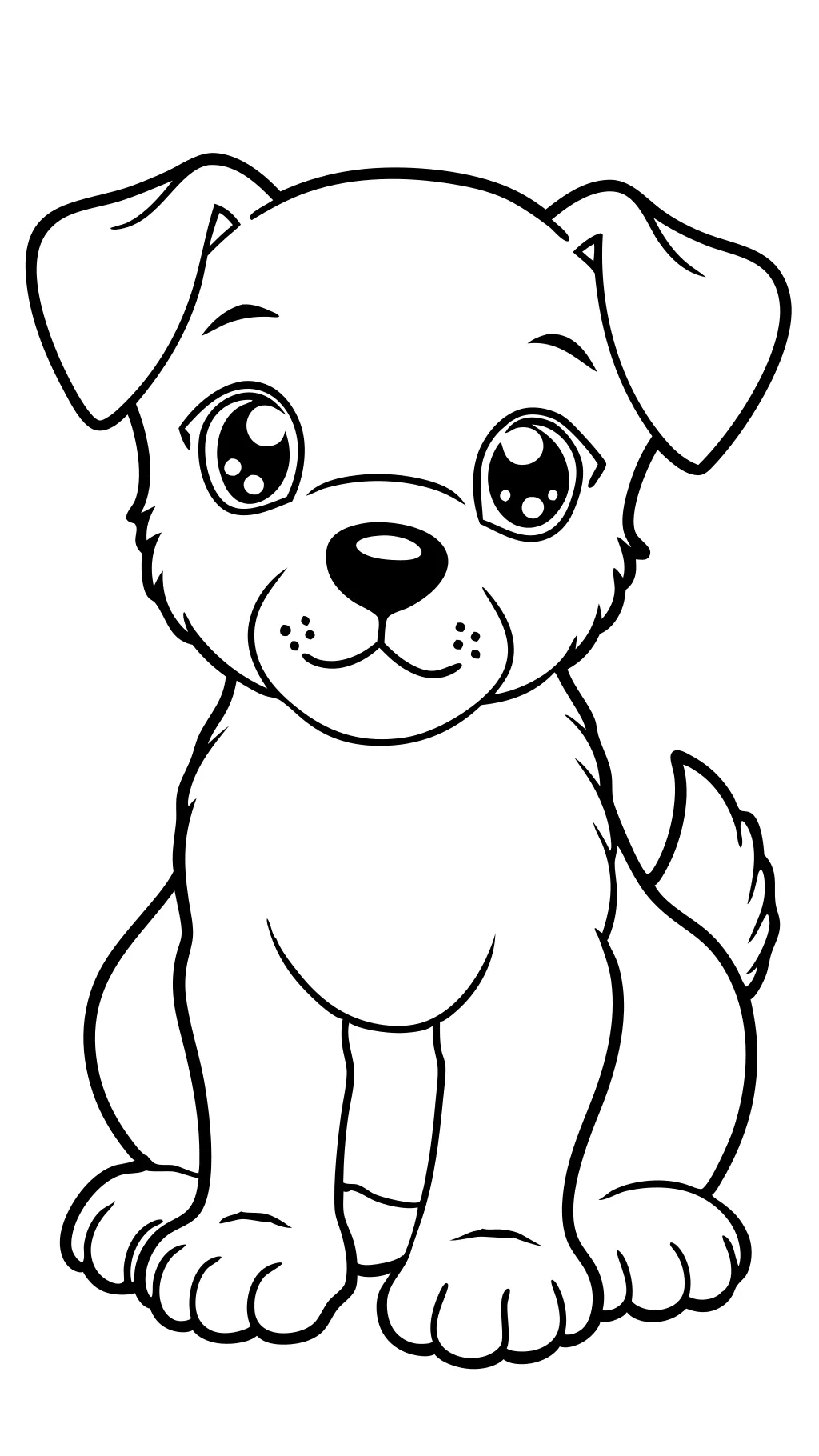 puppy coloring pages free printable